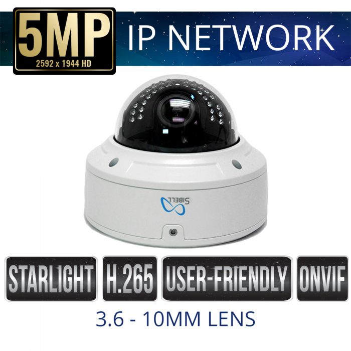 5 Megapixel Cameras | IP Network Security | Sibell Technology